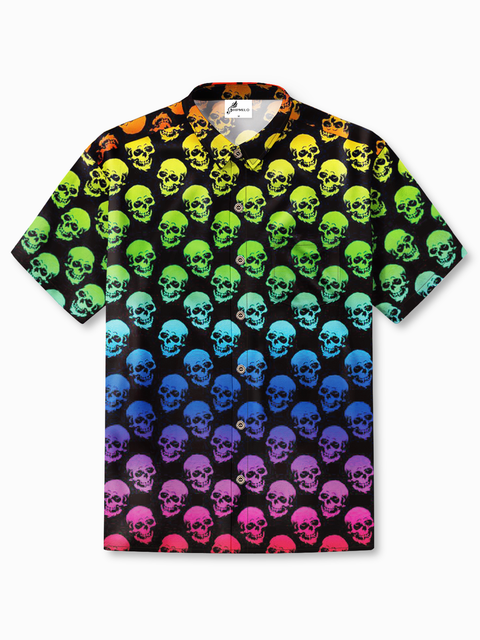 Rock Punk Moisture-wicking Skull Funky Shirt